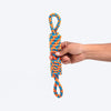 HUFT Tuggables Rope Toy For Dog - Orange & Blue - Heads Up For Tails