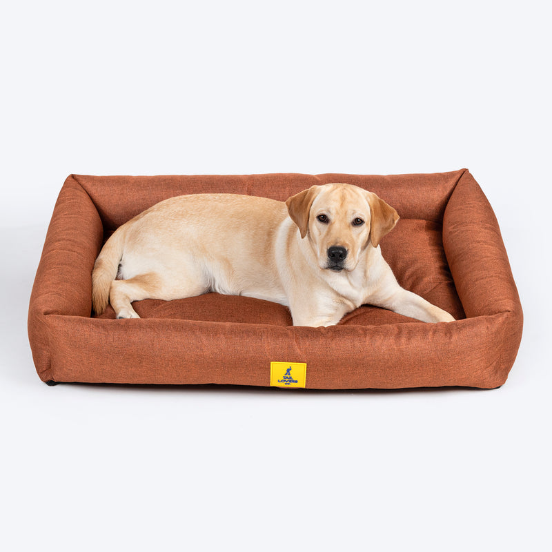TLC Nesting Nook Bed For Dog - Rust - Heads Up For Tails