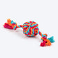 HUFT Tuggables Rope Toy For Dog - Orange & Maroon