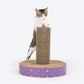 HUFT Scratch-N-Stretch Scratching Post Cat Scratcher - Violet_03