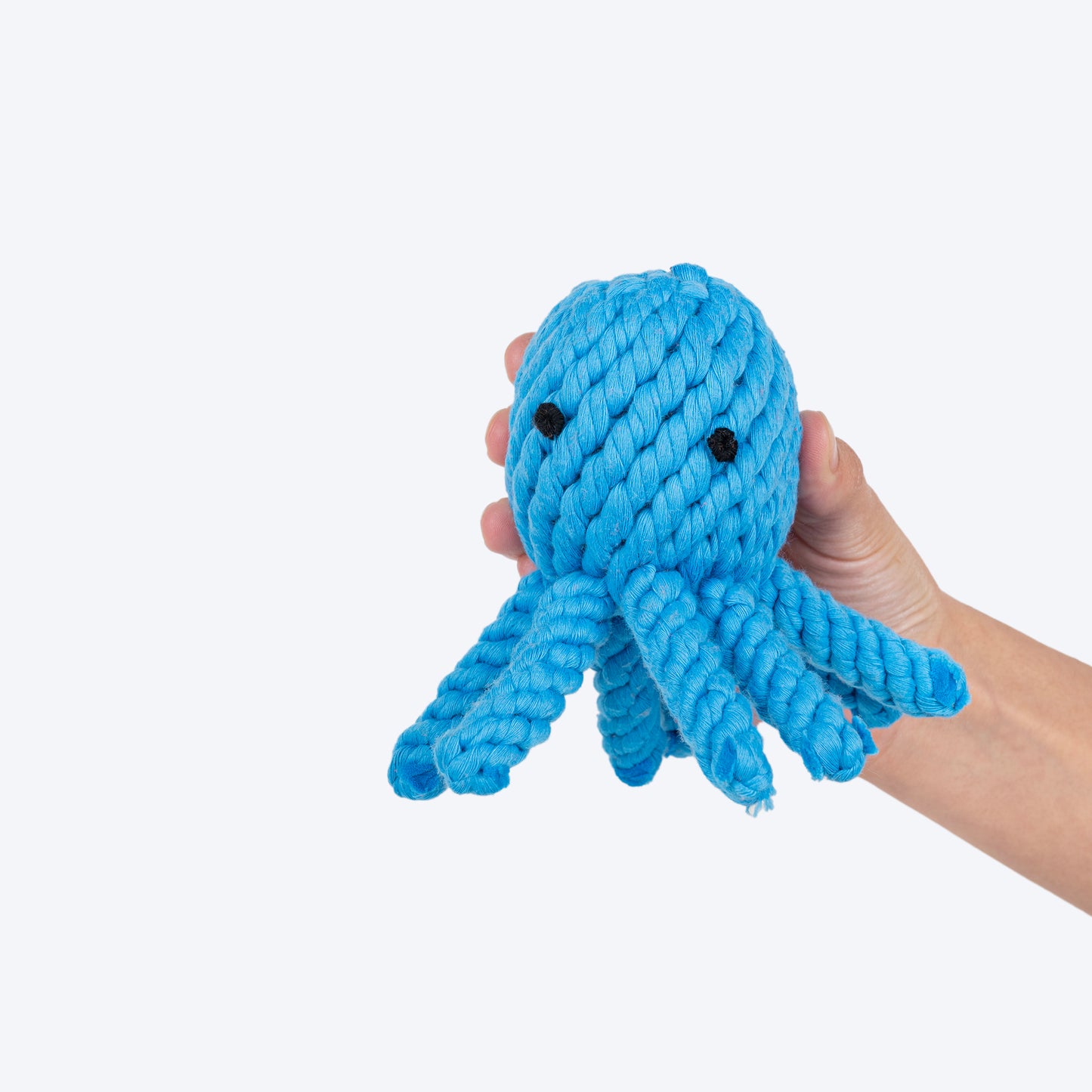 HUFT Tuggables Octopus Rope Toy For Dog - Blue - Heads Up For Tails