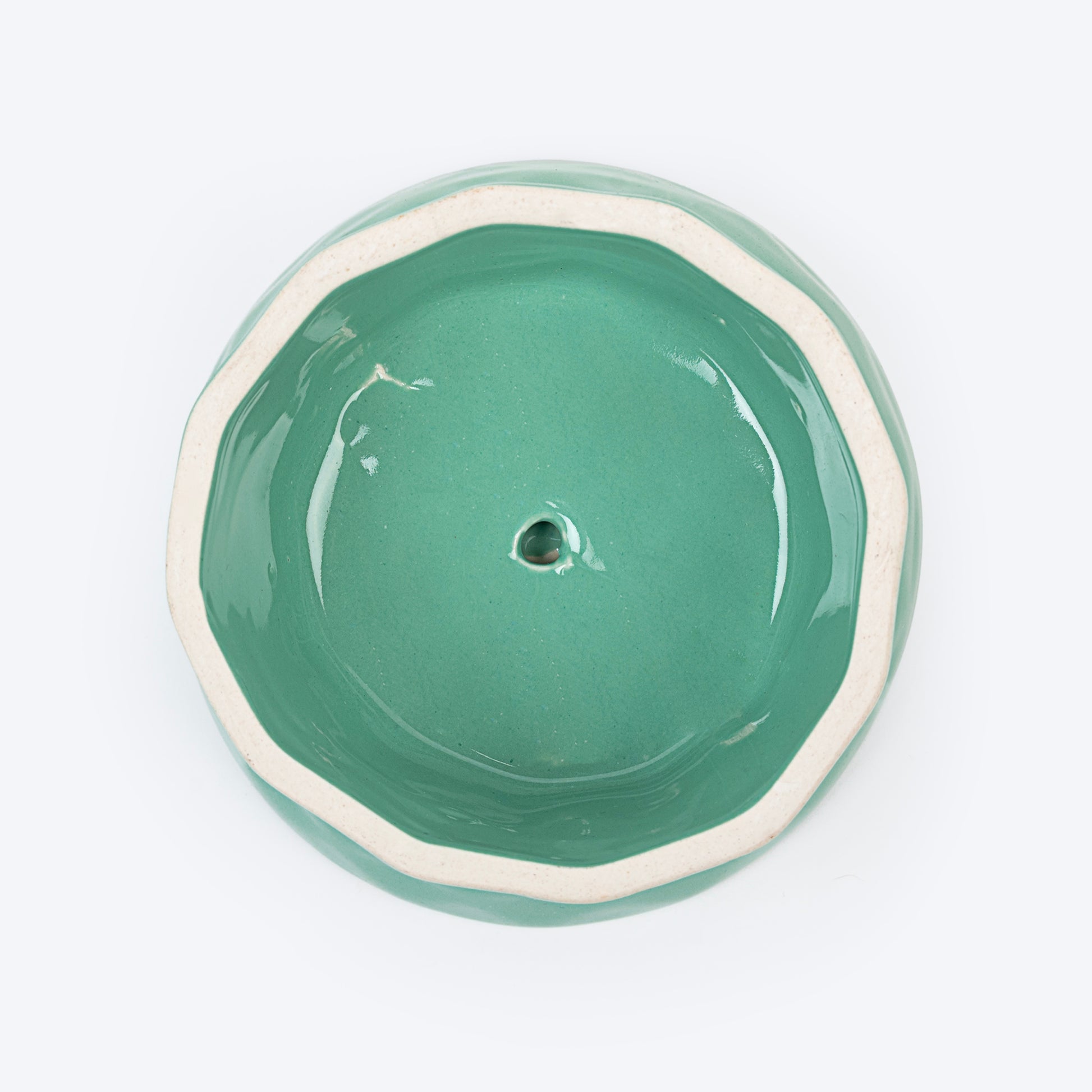 HUFT Furfeast Ceramic Bowl For Cat - Mint Green - Heads Up For Tails