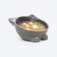 HUFT Mewmeal Ceramic Bowl For Cat - Dark Grey