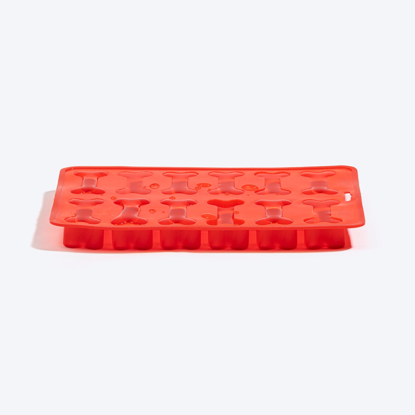 HUFT Silicone Bone Ice Tray For Dog & Cat - Red