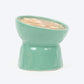 HUFT Furfeast Ceramic Bowl For Cat - Mint Green