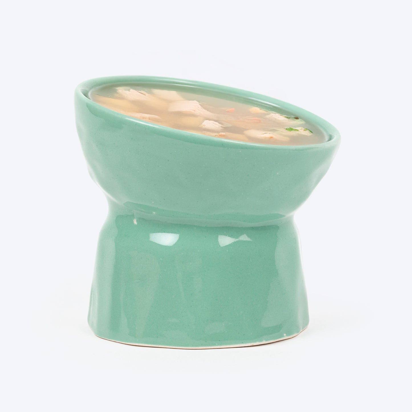 HUFT Furfeast Ceramic Bowl For Cat - Mint Green