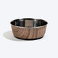 HUFT Timber Trails Printed Steel Bowl For Dog - Brown