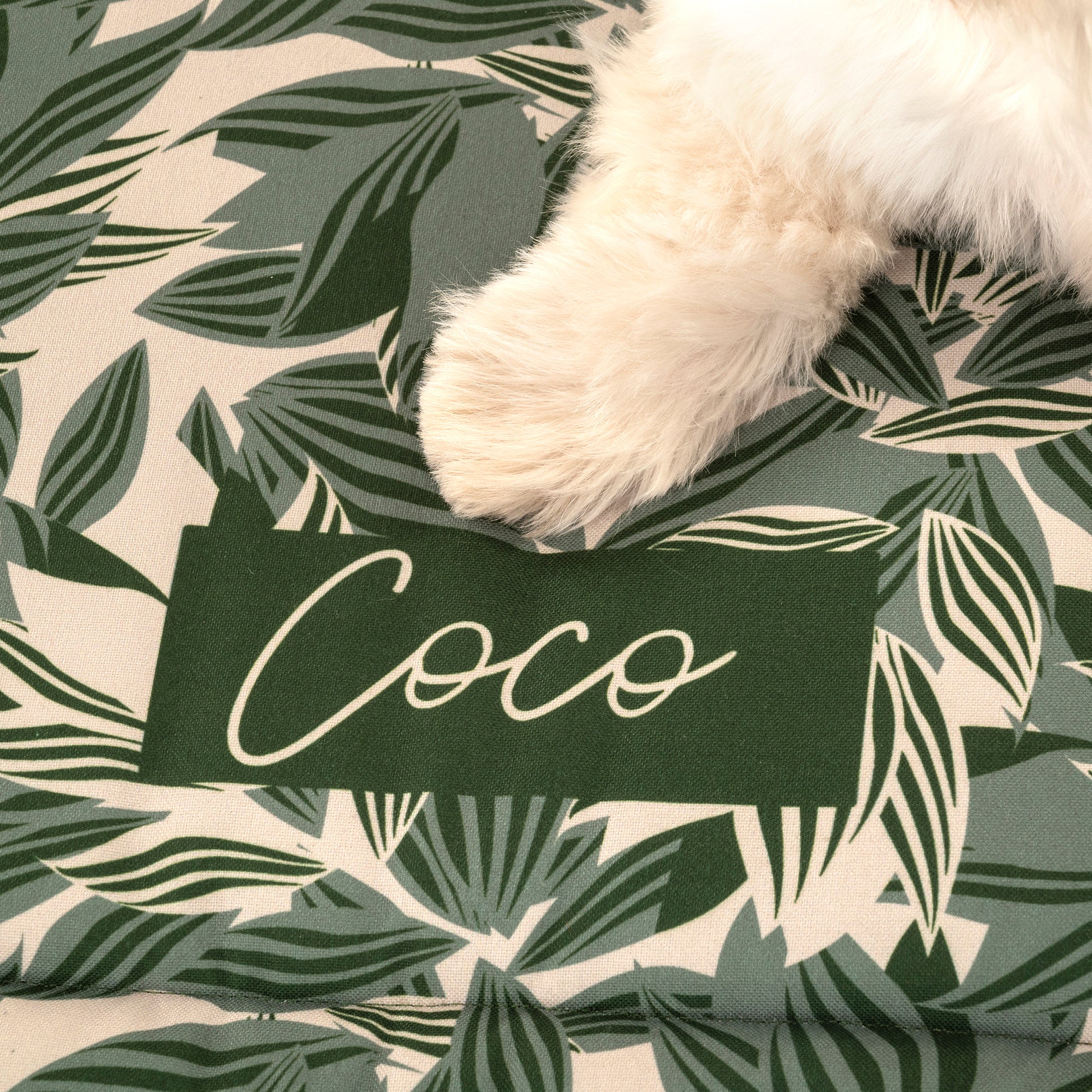 HUFT Personalised Tropical Breeze Comfort Dog & Cat Mat - Heads Up For Tails
