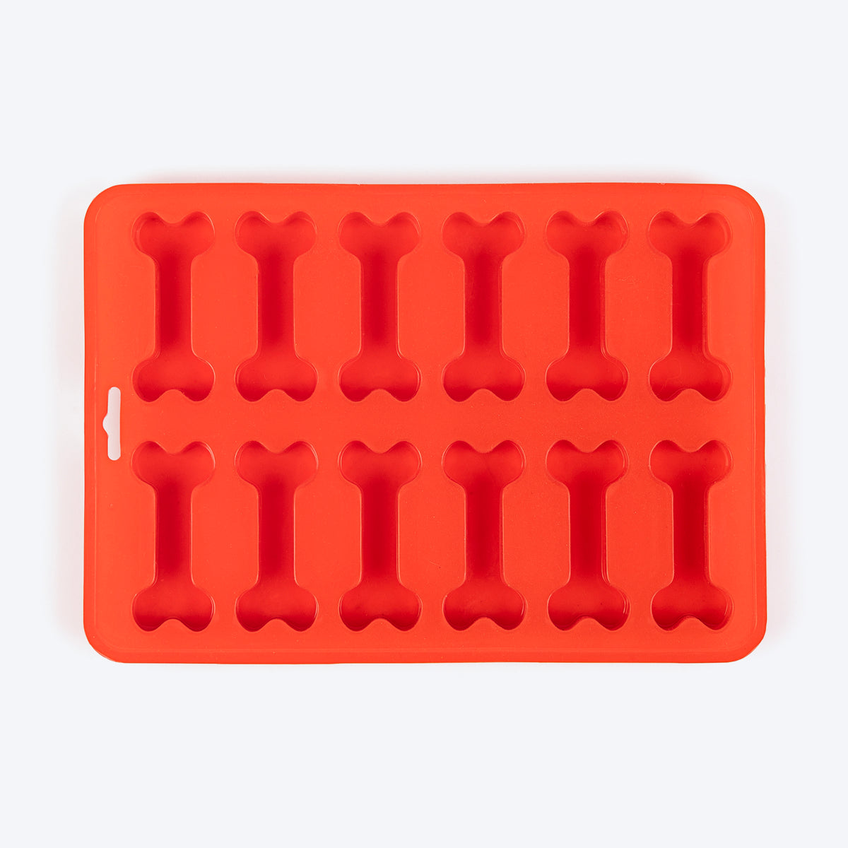HUFT Silicone Bone Ice Tray For Dog & Cat - Red - Heads Up For Tails