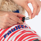 HUFT Pawfect Striped T-Shirt For Dog - Red & White