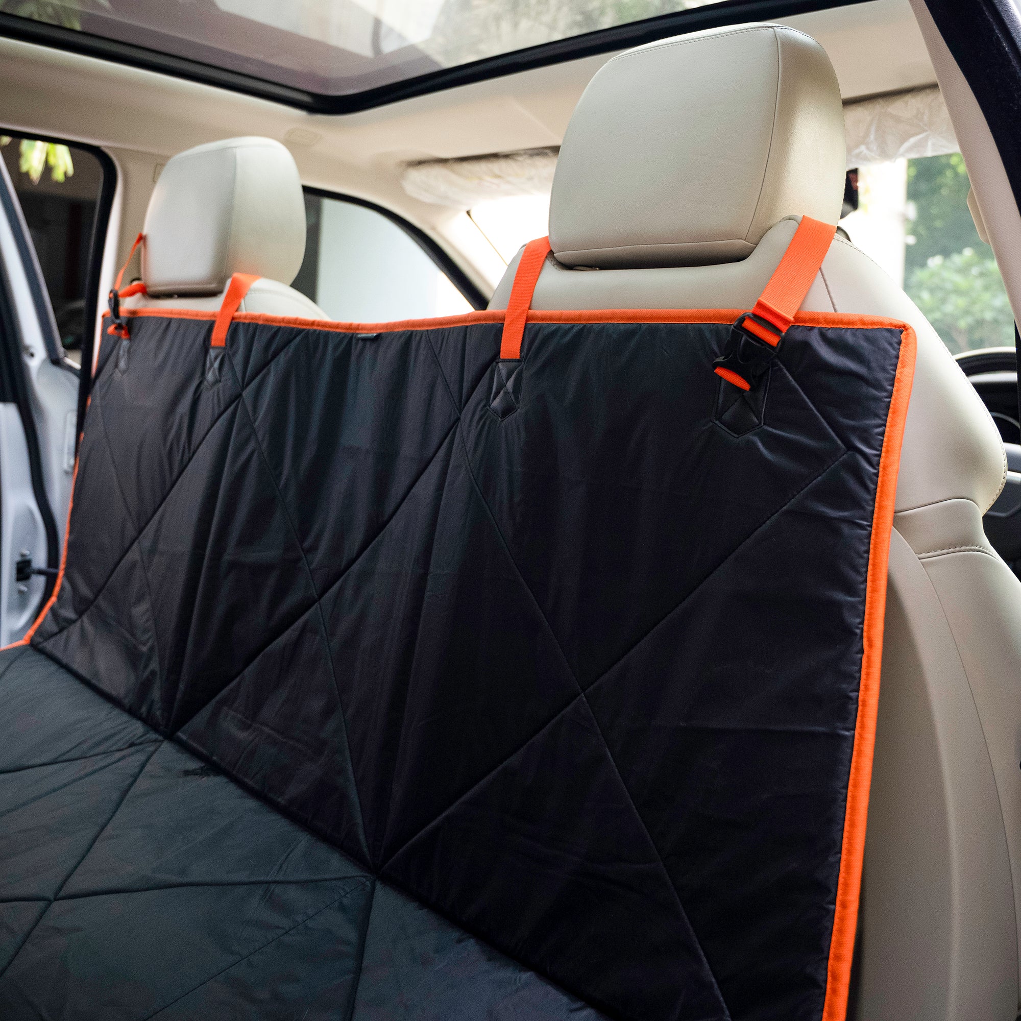 Rear seat store covers for trucks