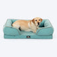 HUFT Personalised Warm Hug Orthopedic Sofa Bed For Dog - Blue