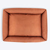 TLC Nesting Nook Bed For Dog - Rust - Heads Up For Tails