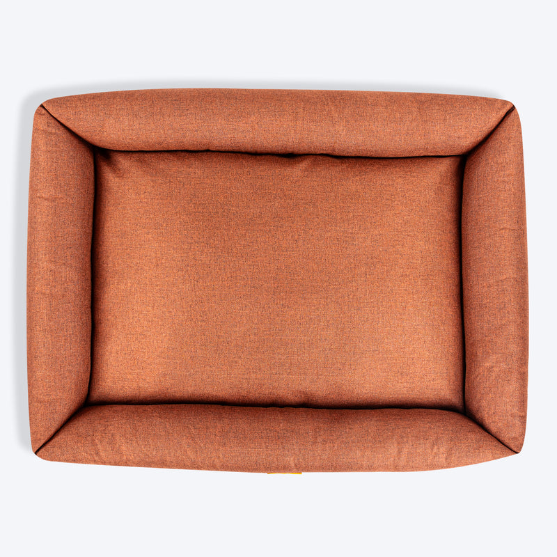 TLC Nesting Nook Bed For Dog - Rust - Heads Up For Tails