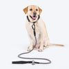HUFT Xplorers Rope Leash With Carabiner For Dog - Grey - 5 ft - Heads Up For Tails