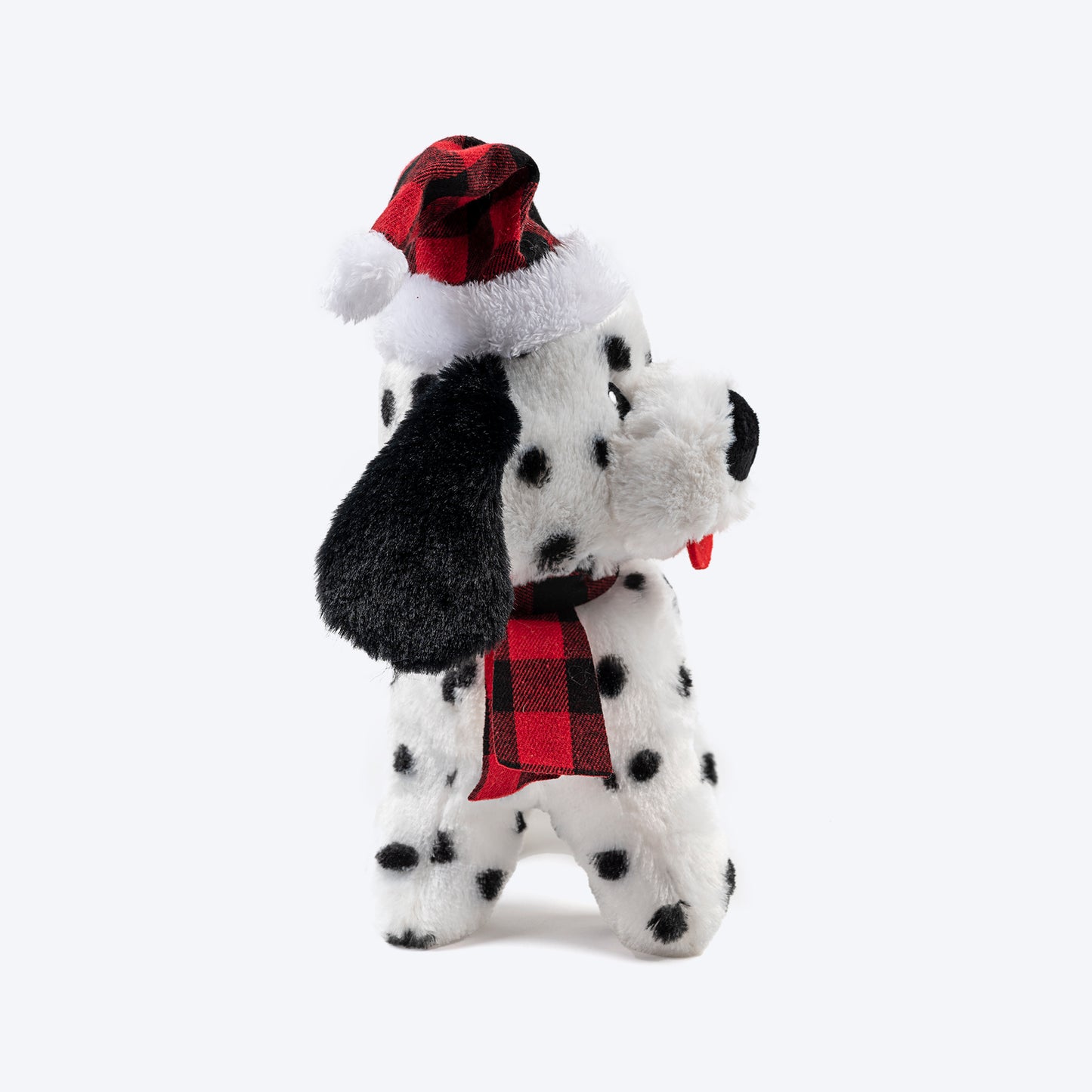 HUFT Dotted Doggo Plush Toy For Dog - White & Black - Heads Up For Tails