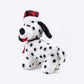 HUFT Dotted Doggo Plush Toy For Dog - White & Black - Heads Up For Tails