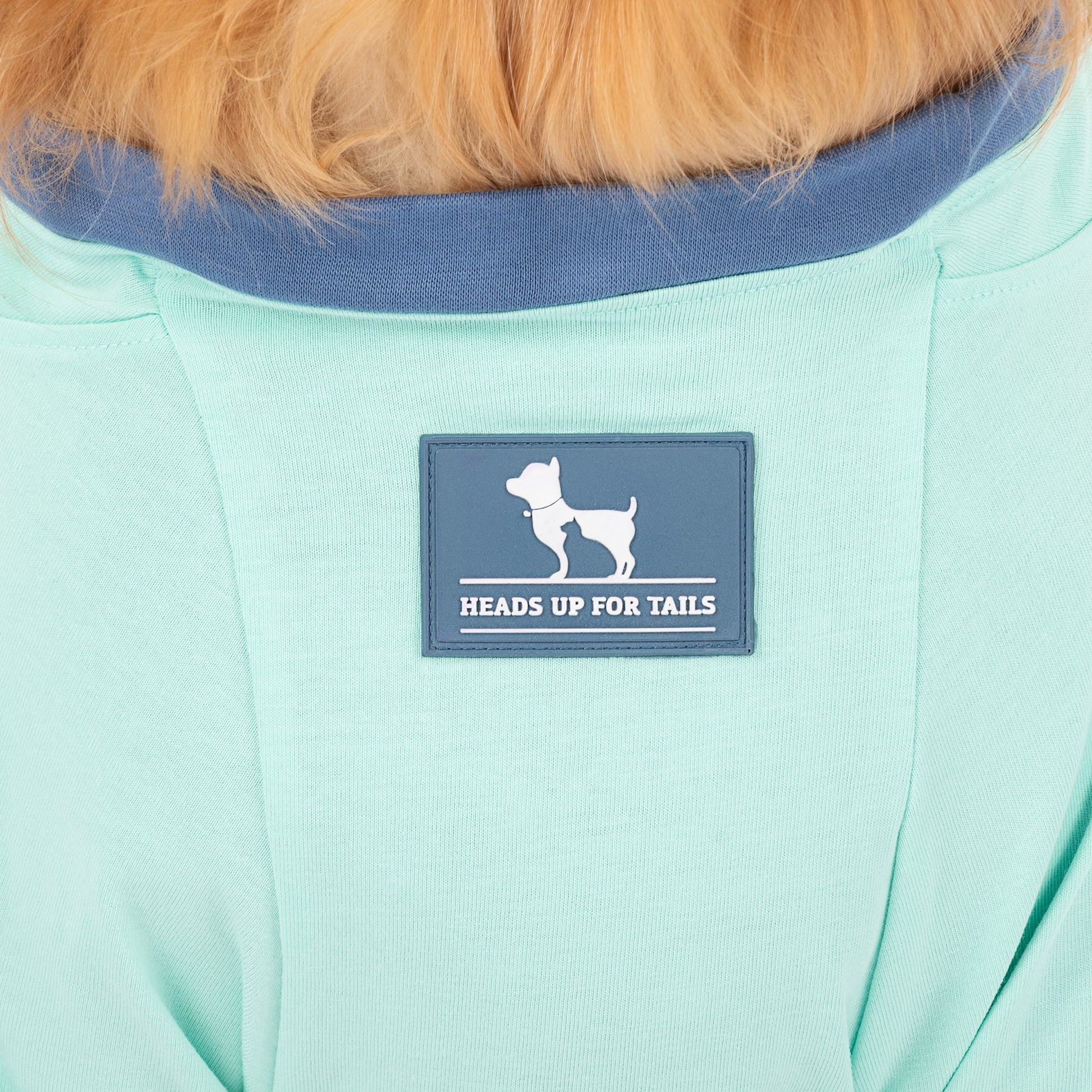 HUFT Jungle Joy Printed T-Shirt For Dog - Light Mint Green - Heads Up For Tails