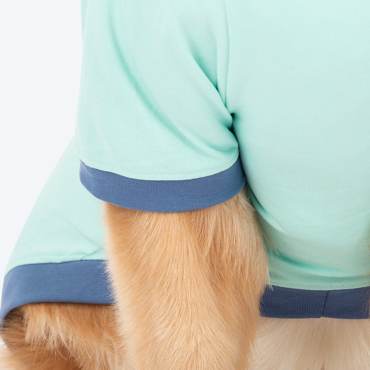 HUFT Jungle Joy Printed T-Shirt For Dog - Light Mint Green - Heads Up For Tails
