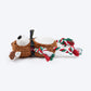 HUFT Rudy-Rope Plush Toy For Dog - Brown & Red - Heads Up For Tails