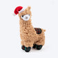HUFT Joy Llama Plush Toy for Dog – Beige & Red - Heads Up For Tails