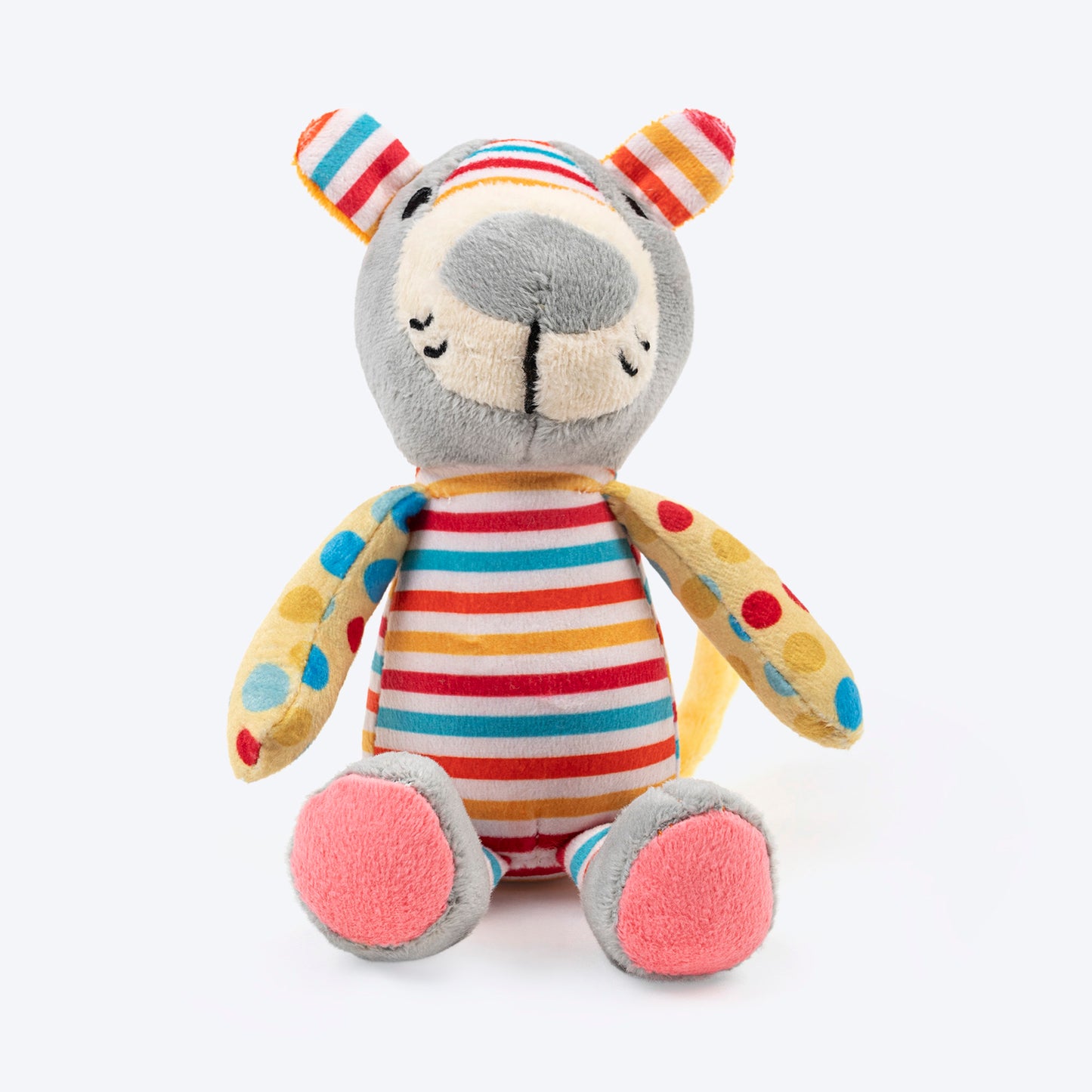 HUFT Roary Rainbow Mini Plush Toy for Dog – Multicolour - Heads Up For Tails