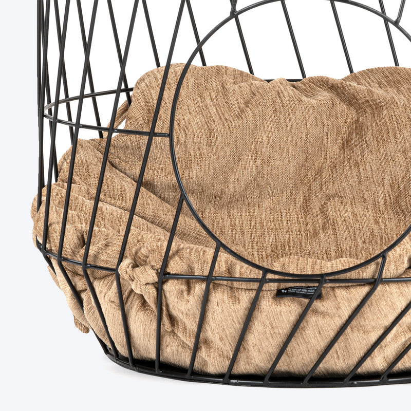 HUFT Purrfect Hideaway Multifunctional Table With Bedding For Cat - Brown - Heads Up For Tails