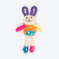 HUFT Happy Hopper Mini Plush Toy for Dog – Multicolour - Heads Up For Tails