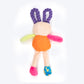 HUFT Happy Hopper Mini Plush Toy for Dog – Multicolour - Heads Up For Tails