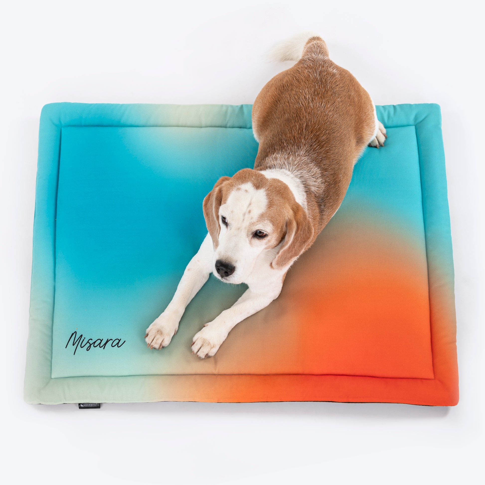 HUFT Personalised Beachin' Blues Dog & Cat Mat - Heads Up For Tails
