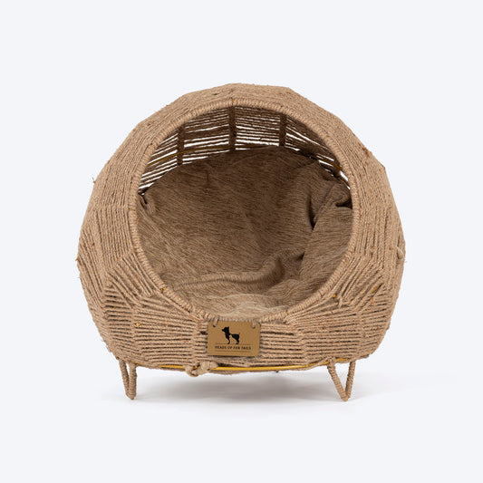 HUFT Purrfect Perch Chair With Cushion For Cat - Brown - Heads Up For Tails