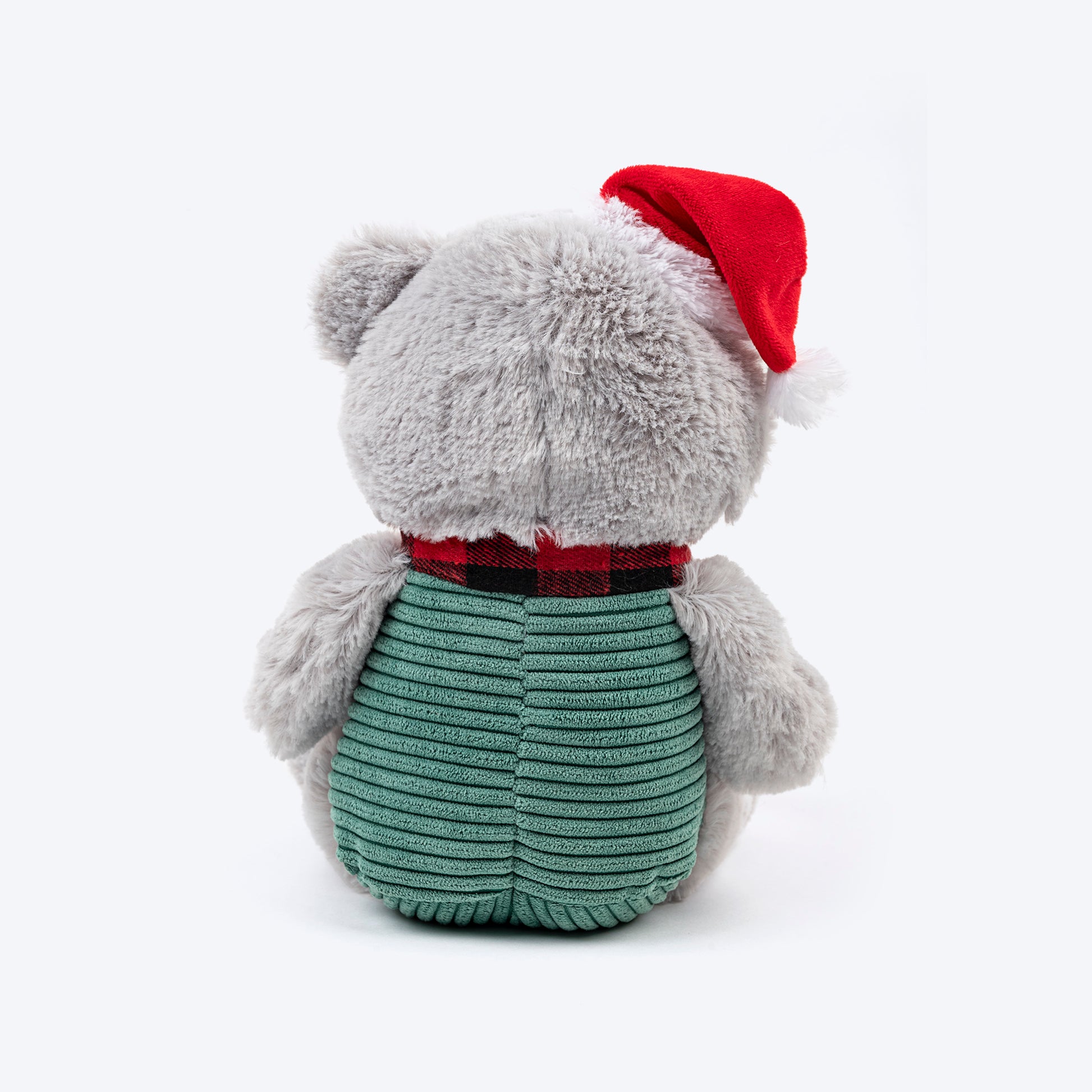 HUFT Beary Merry Plush Toy for Dog – White & Green - Heads Up For Tails