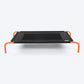 HUFT Elevated Bed For Dog - Black & Orange - Heads Up For Tails