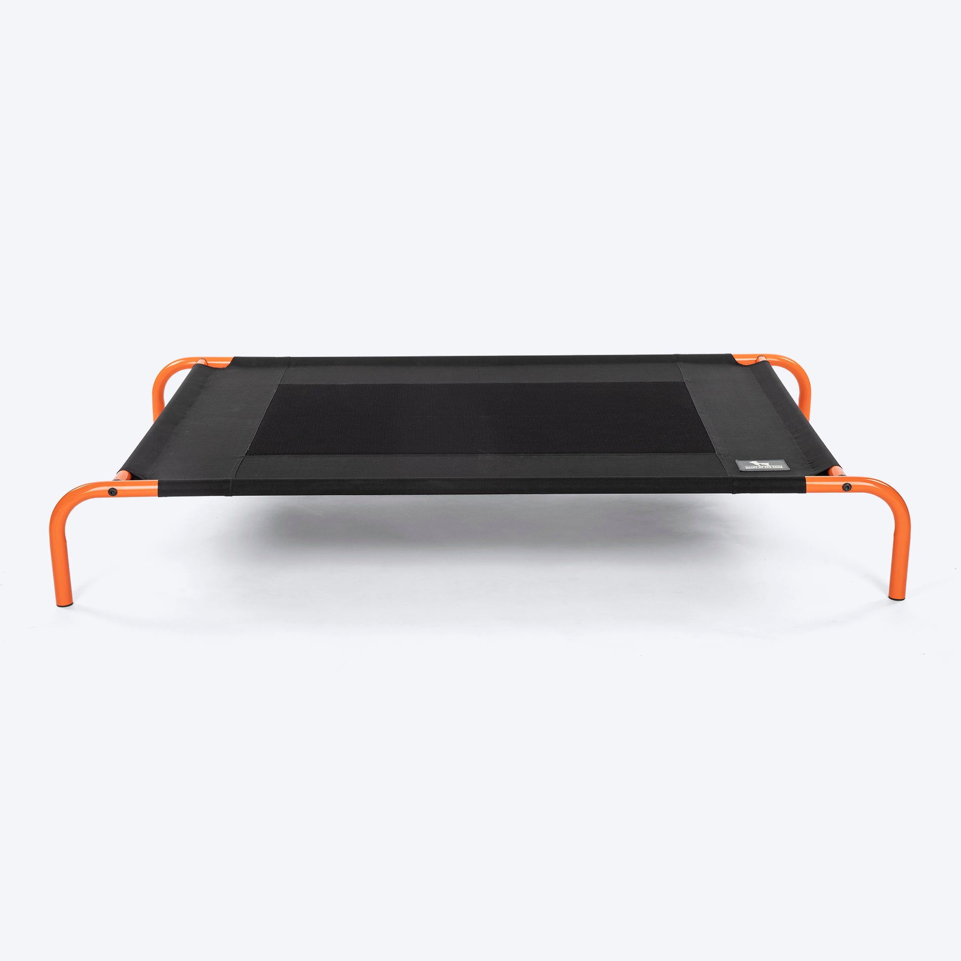 HUFT Elevated Bed For Dog - Black & Orange - Heads Up For Tails