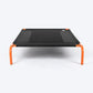 HUFT Elevated Bed For Dog - Black & Orange - Heads Up For Tails