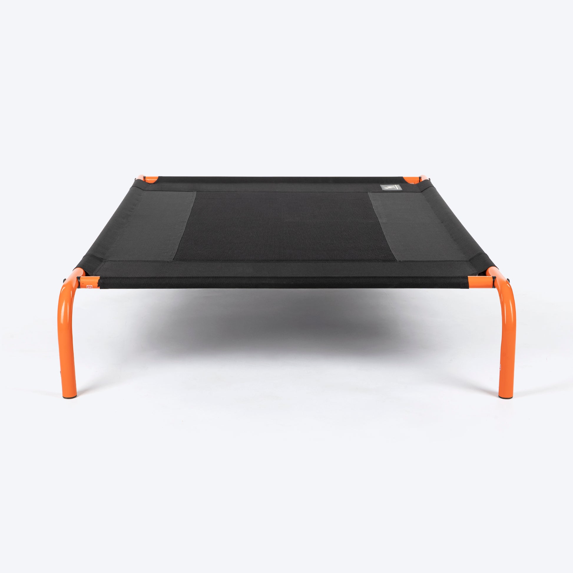 HUFT Elevated Bed For Dog - Black & Orange - Heads Up For Tails