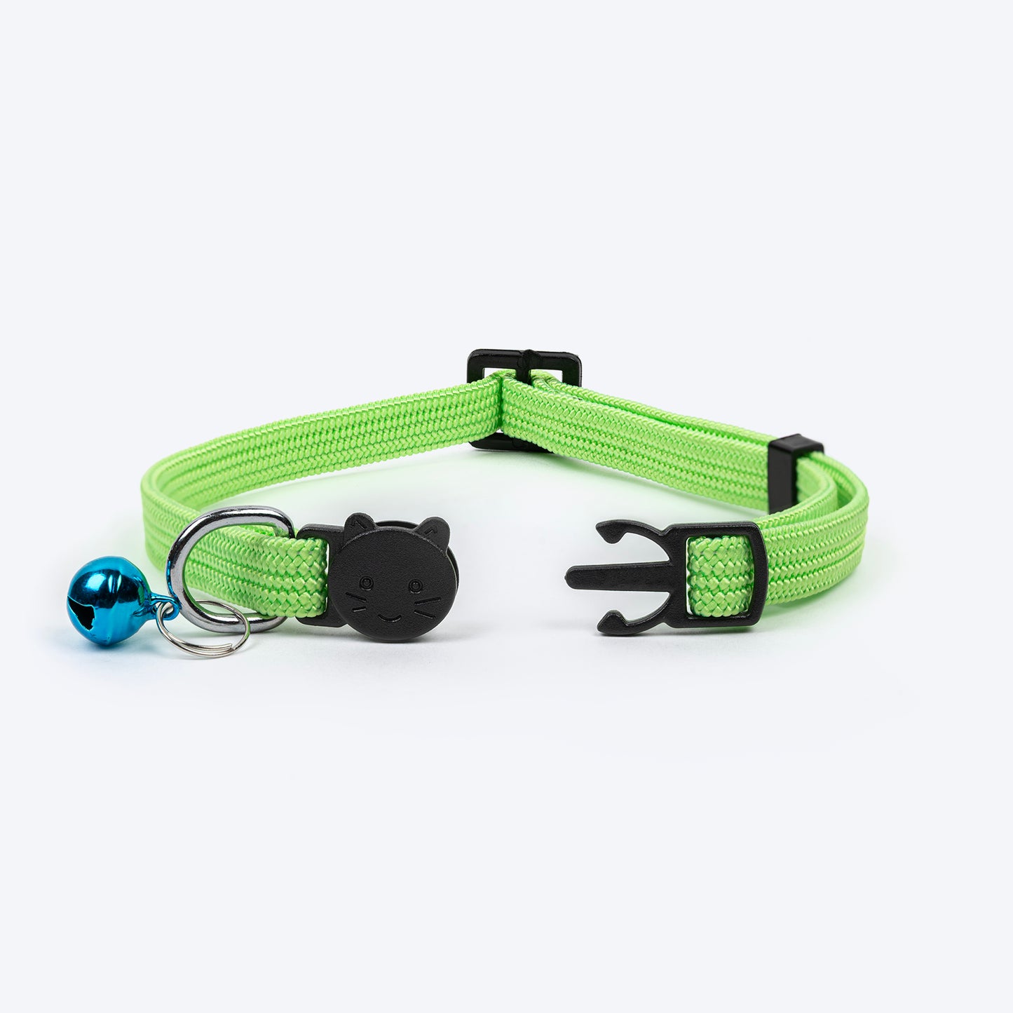 TLC Collar With Bell For Cat - Neon Green