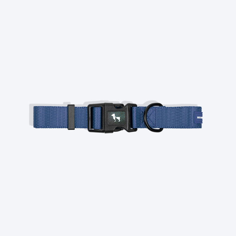 HUFT Classic Collar For Dog - Navy - Heads Up For Tails