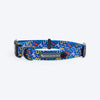 HUFT Scribble Dribble Collar For Dog - Blue - Heads Up For Tails