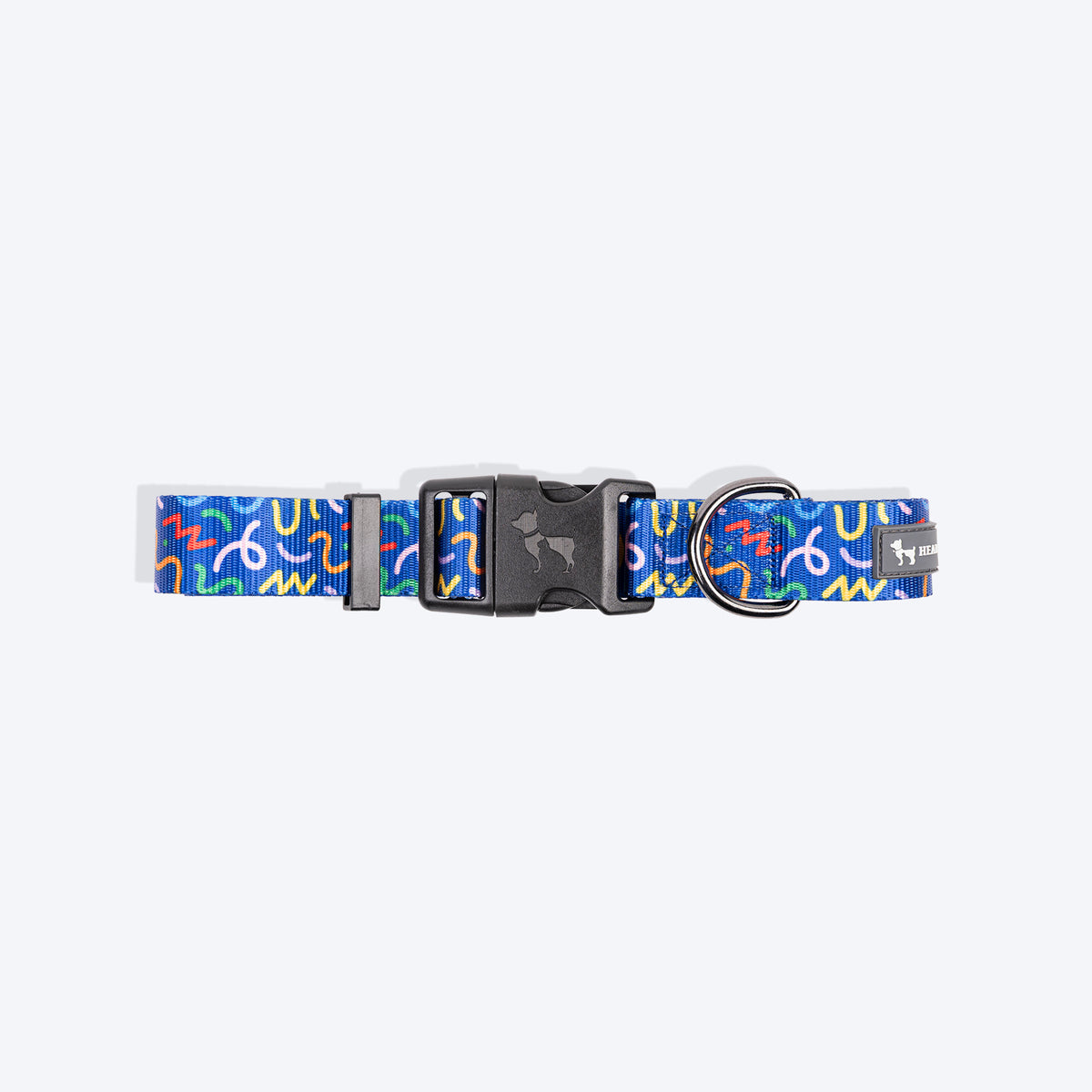 HUFT Scribble Dribble Collar For Dog - Blue - Heads Up For Tails