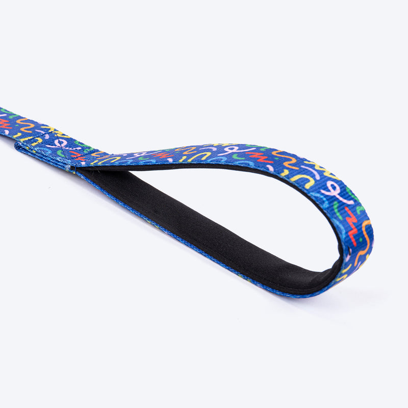 HUFT Scribble Dribble Leash For Dog – Blue - Heads Up For Tails