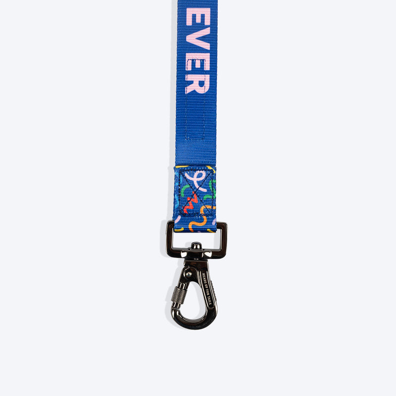 HUFT Scribble Dribble Leash For Dog – Blue - Heads Up For Tails