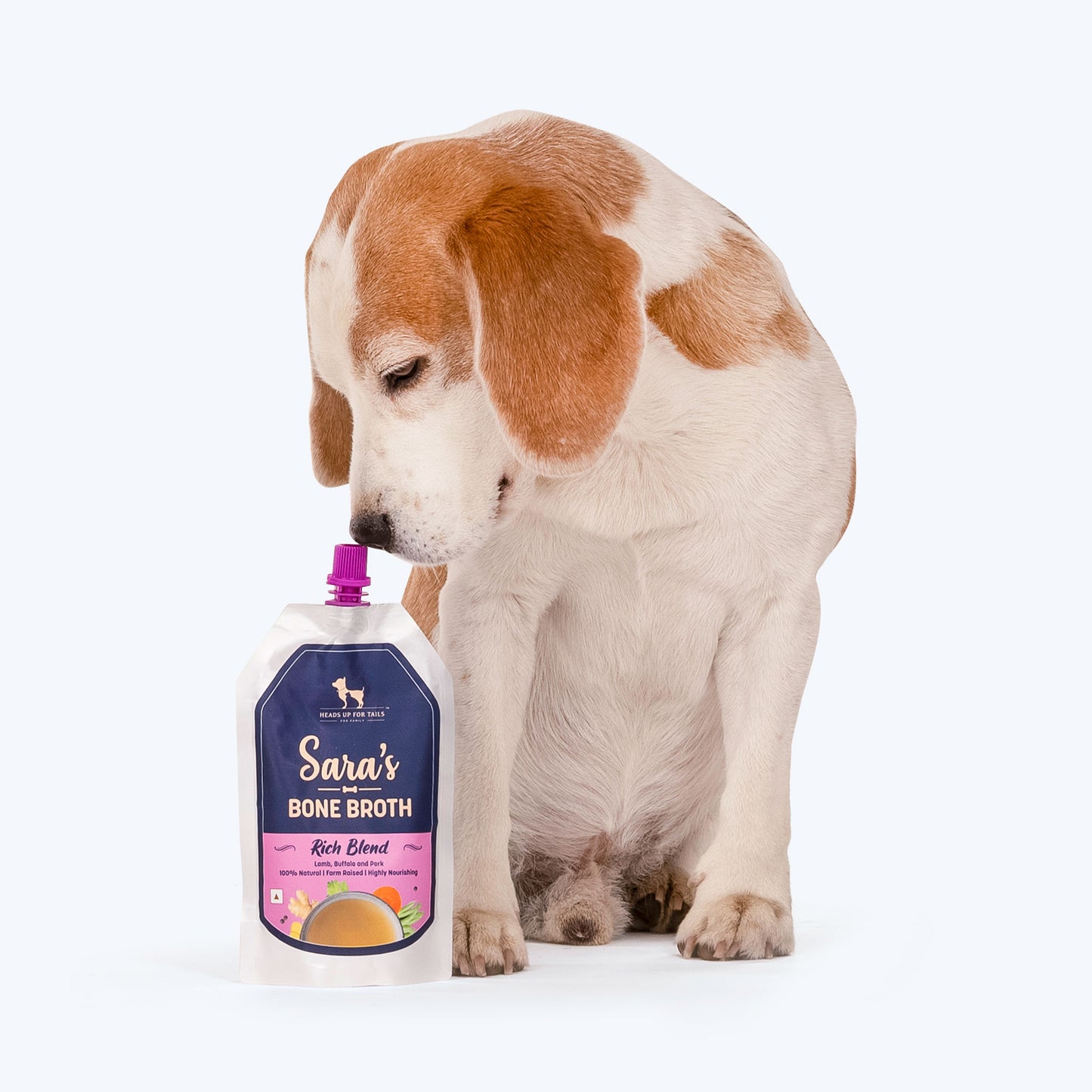 HUFT Sara's Rich Blend Bone Broth For Dogs - 150 ml - Heads Up For Tails