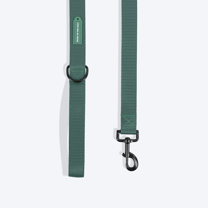 HUFT Classic Leash For Dog - Green - Heads Up For Tails