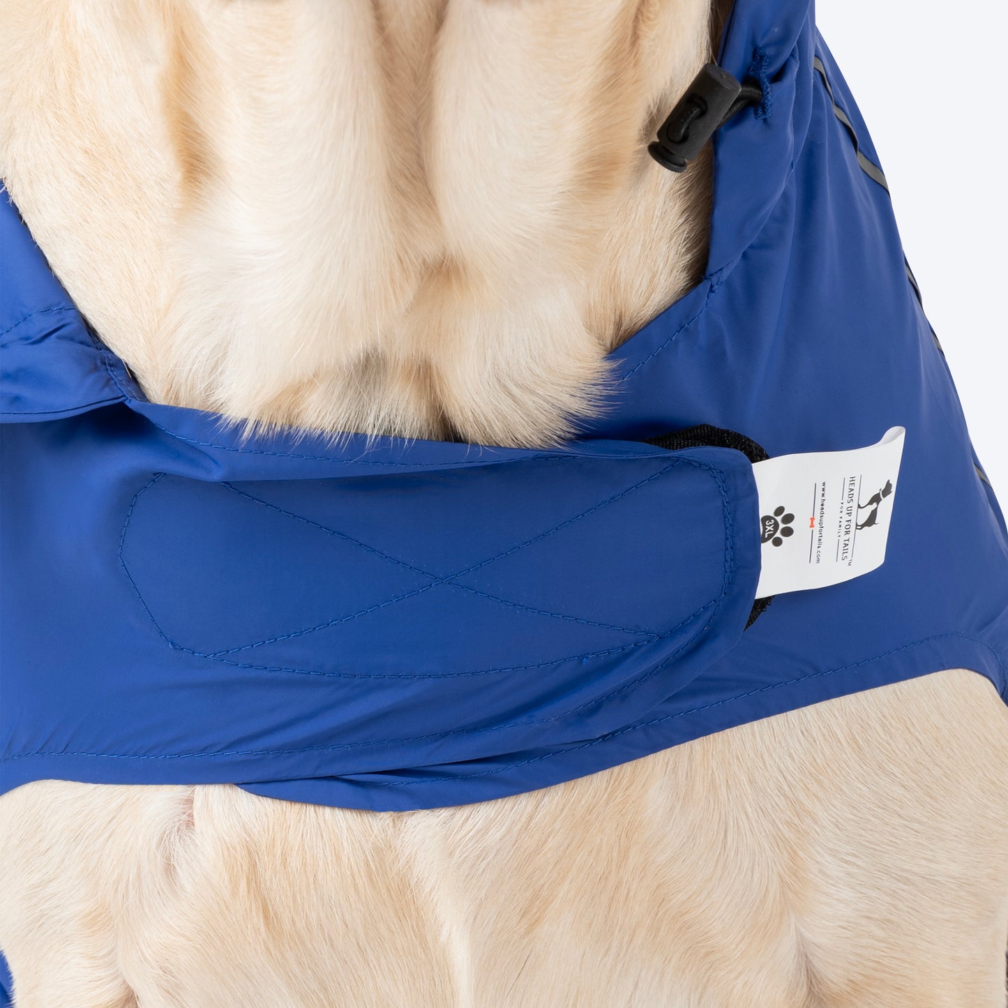 HUFT Rain Dancers Raincoats for Pets - Blue - Heads Up For Tails