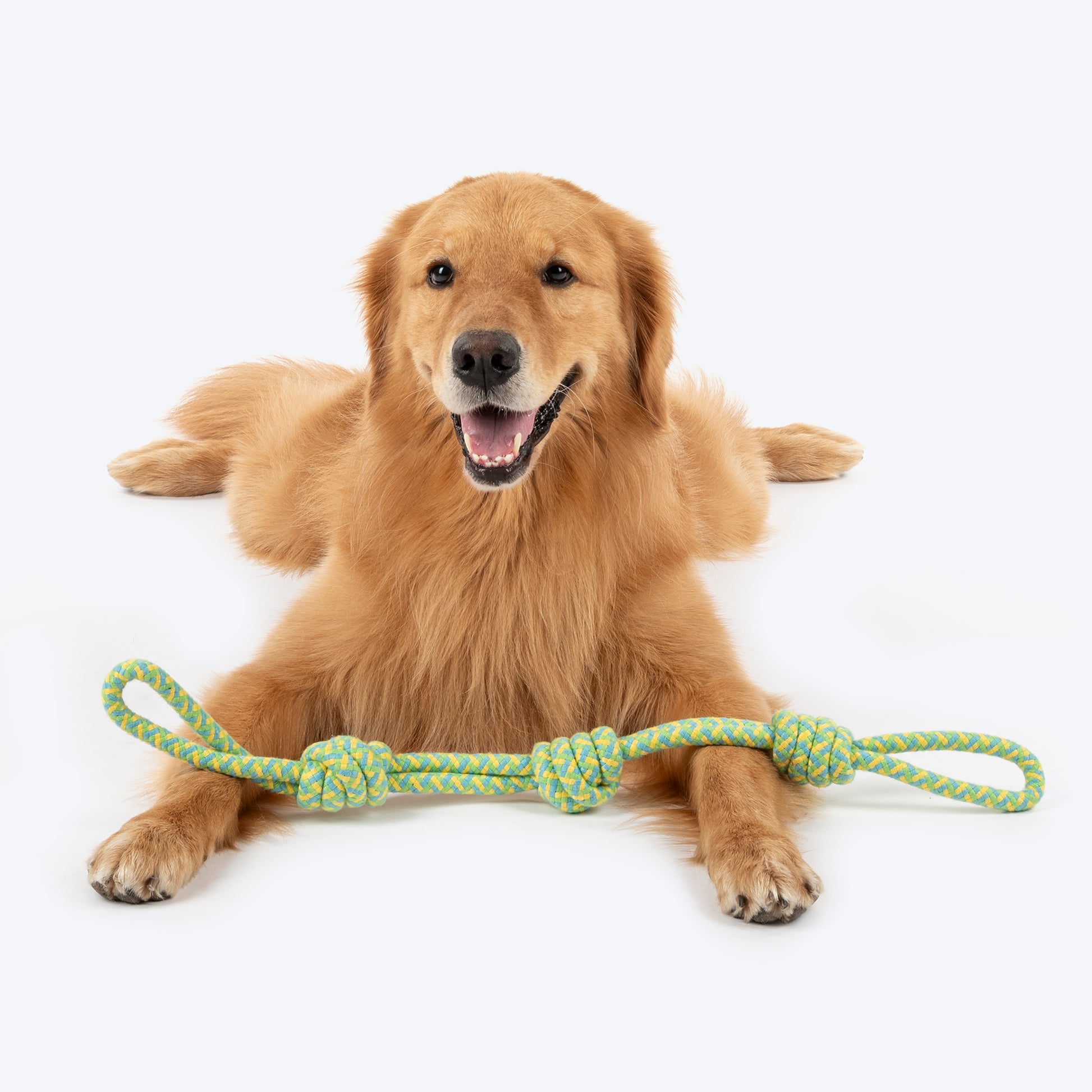 Dash Dog Tuff Tugger Rope Toy For Dog - Multicolor - Heads Up For Tails