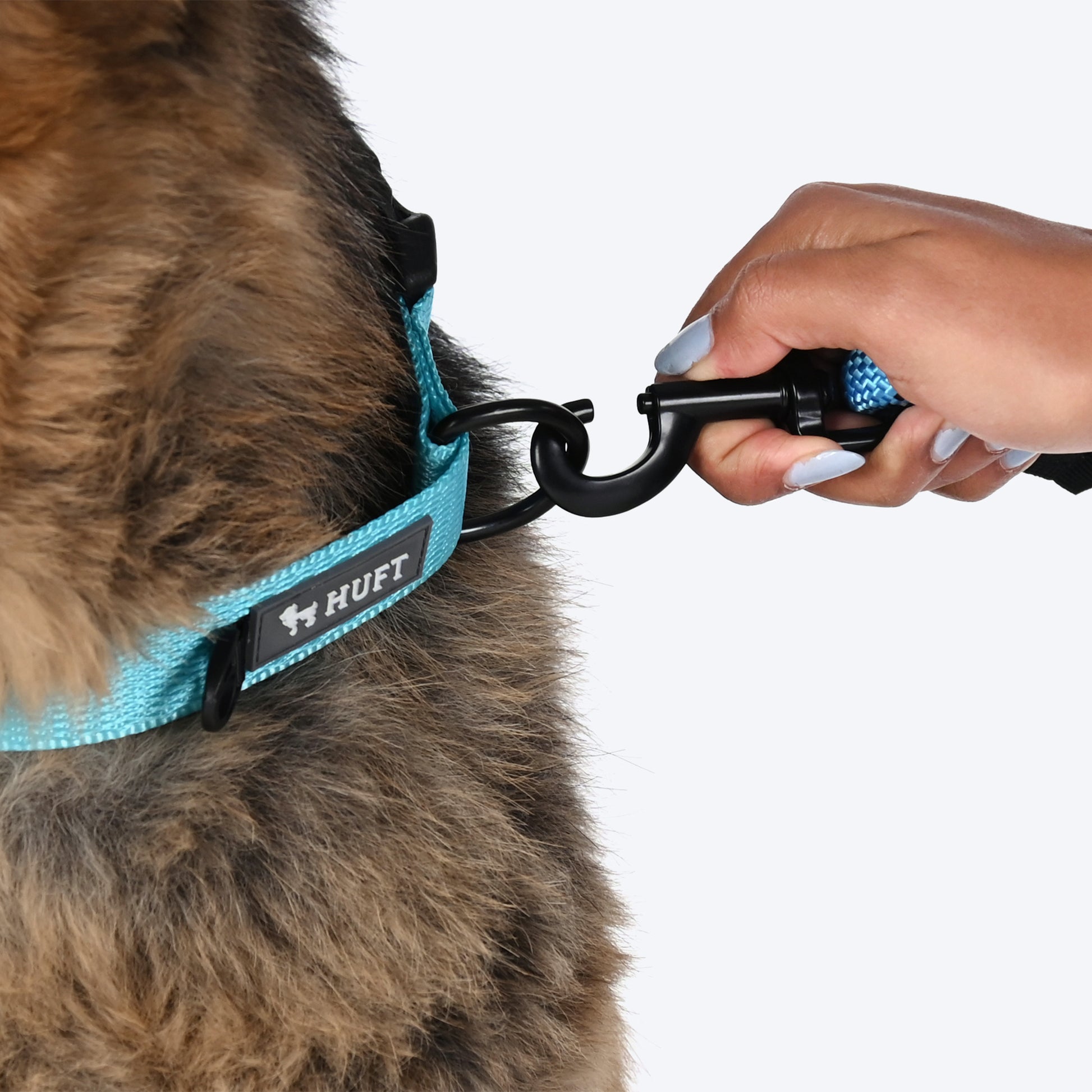 HUFT Rope Leash For Dog Blue