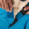 Dash Dog Puddle Jumper Full Coverage Raincoat For Dog - Electric Blue - Heads Up For Tails