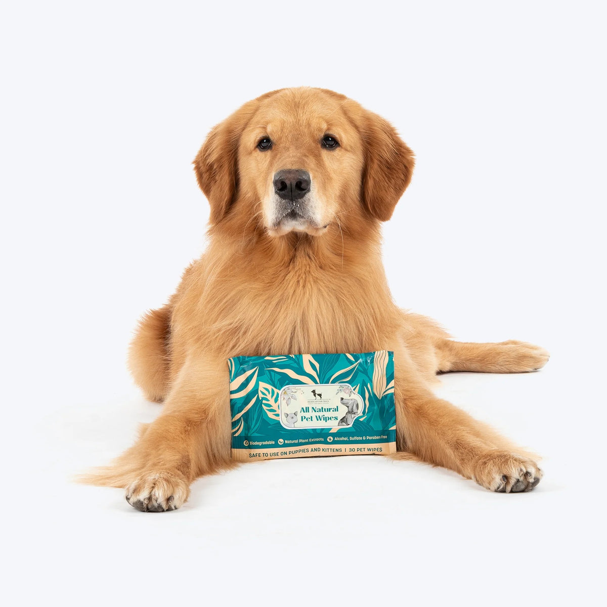 HUFT Biodegradable Pet Wipes - Pack Of 30
