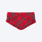 HUFT Personalised Warm Woofs Frilled Bandana For Dog & Cat - Red